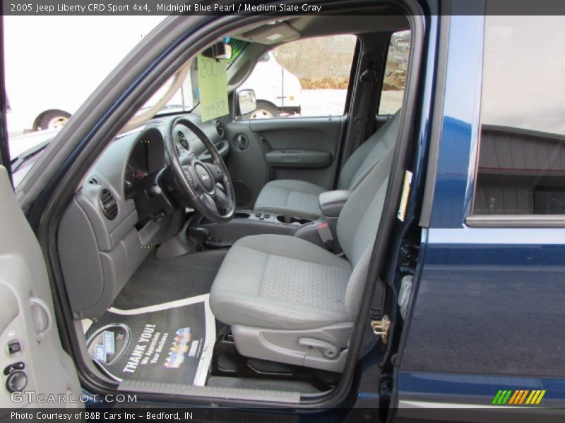 Midnight Blue Pearl / Medium Slate Gray 2005 Jeep Liberty CRD Sport 4x4