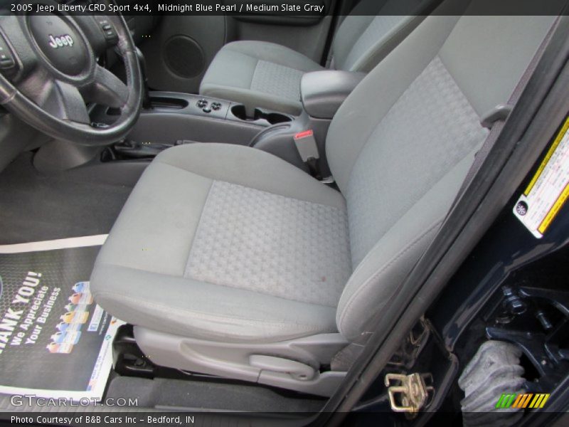 Midnight Blue Pearl / Medium Slate Gray 2005 Jeep Liberty CRD Sport 4x4