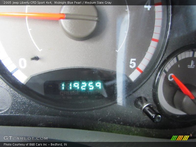 Midnight Blue Pearl / Medium Slate Gray 2005 Jeep Liberty CRD Sport 4x4