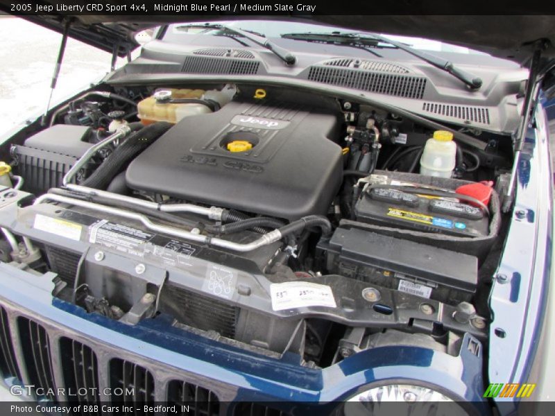 Midnight Blue Pearl / Medium Slate Gray 2005 Jeep Liberty CRD Sport 4x4