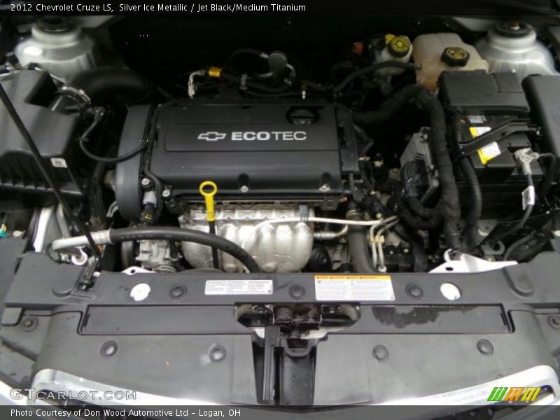 Silver Ice Metallic / Jet Black/Medium Titanium 2012 Chevrolet Cruze LS