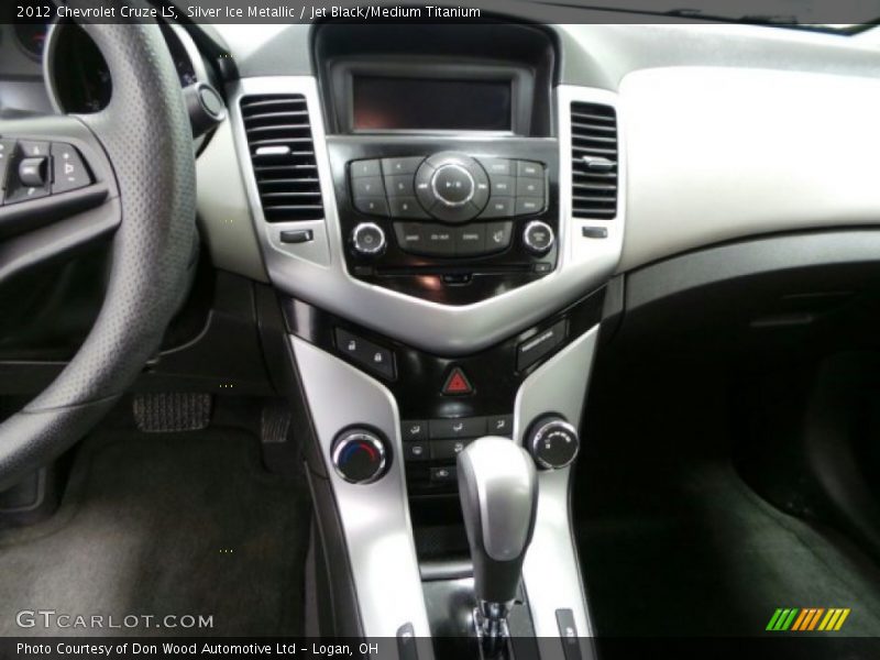 Silver Ice Metallic / Jet Black/Medium Titanium 2012 Chevrolet Cruze LS
