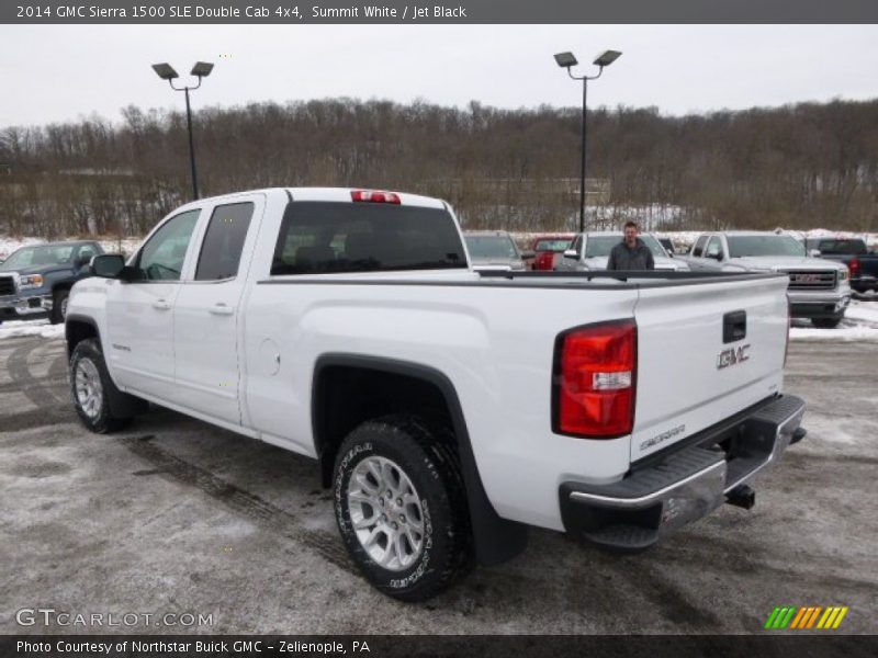 Summit White / Jet Black 2014 GMC Sierra 1500 SLE Double Cab 4x4