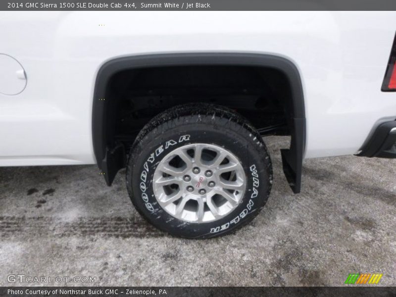 Summit White / Jet Black 2014 GMC Sierra 1500 SLE Double Cab 4x4