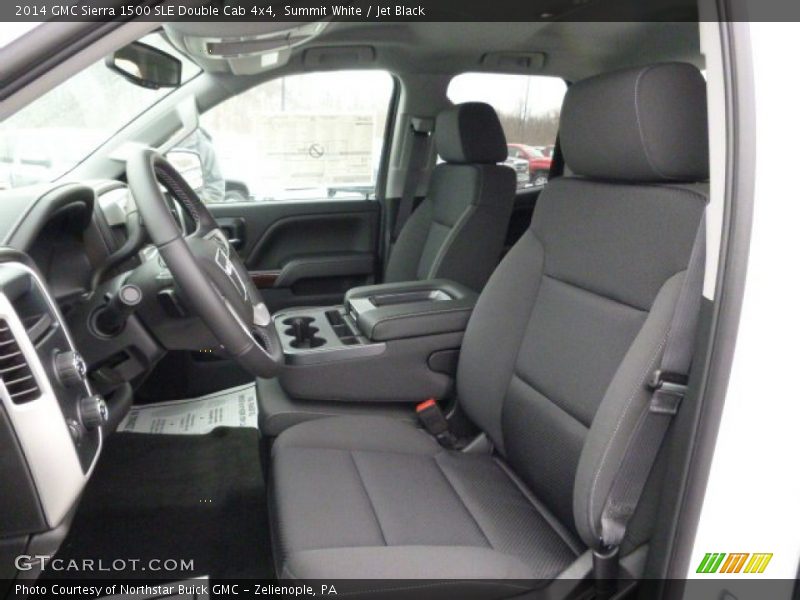 Summit White / Jet Black 2014 GMC Sierra 1500 SLE Double Cab 4x4