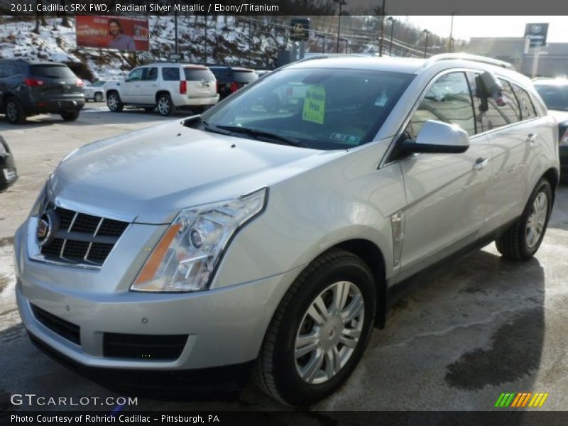 Radiant Silver Metallic / Ebony/Titanium 2011 Cadillac SRX FWD