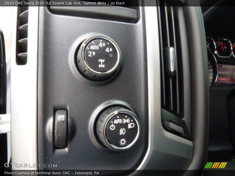 Summit White / Jet Black 2014 GMC Sierra 1500 SLE Double Cab 4x4