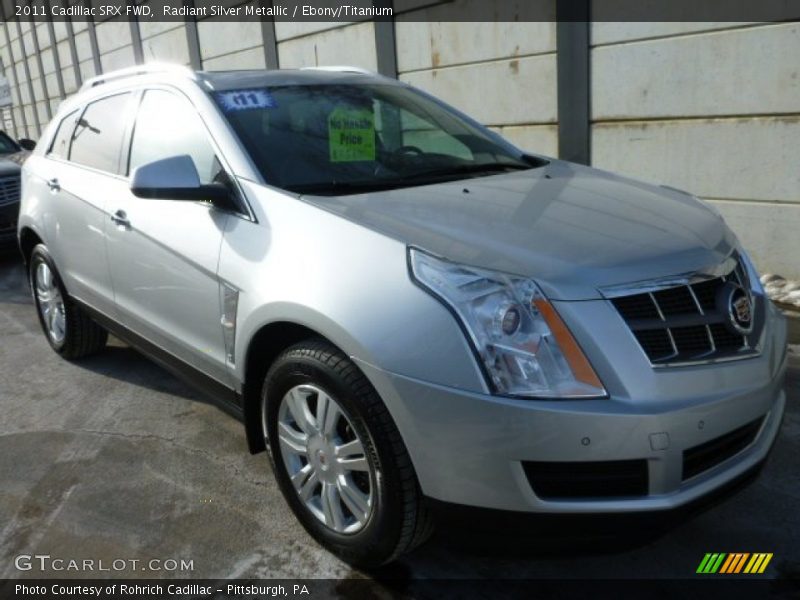 Radiant Silver Metallic / Ebony/Titanium 2011 Cadillac SRX FWD