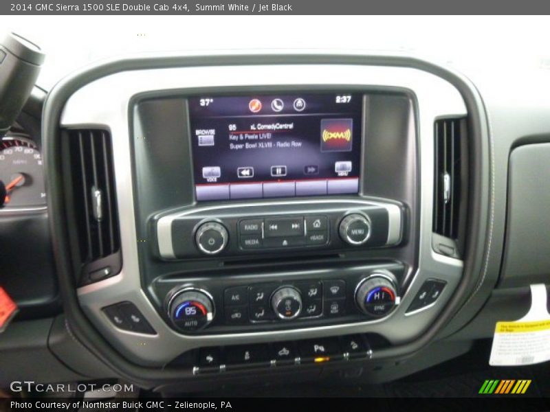 Summit White / Jet Black 2014 GMC Sierra 1500 SLE Double Cab 4x4