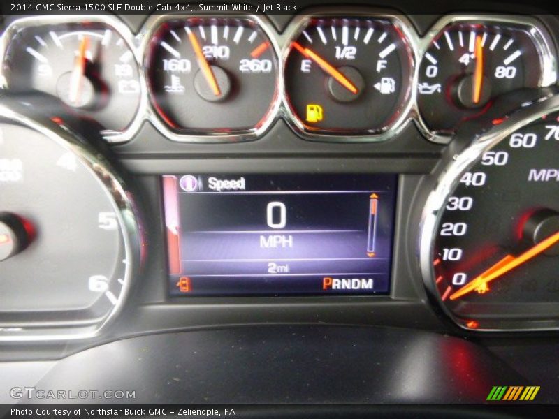 Summit White / Jet Black 2014 GMC Sierra 1500 SLE Double Cab 4x4