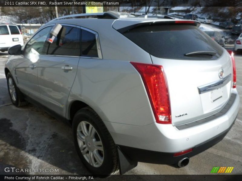 Radiant Silver Metallic / Ebony/Titanium 2011 Cadillac SRX FWD