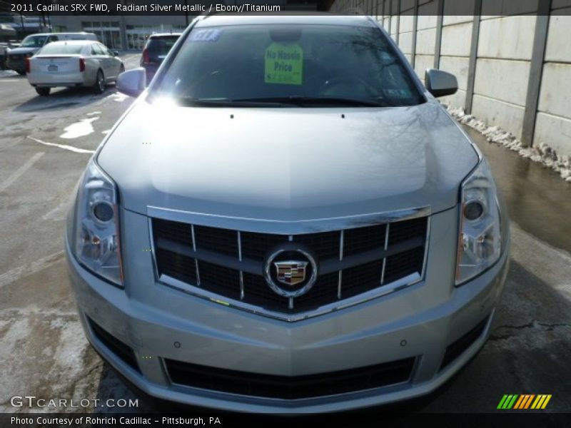 Radiant Silver Metallic / Ebony/Titanium 2011 Cadillac SRX FWD