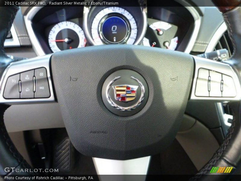 Radiant Silver Metallic / Ebony/Titanium 2011 Cadillac SRX FWD