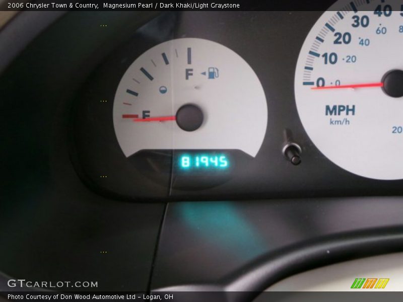 Magnesium Pearl / Dark Khaki/Light Graystone 2006 Chrysler Town & Country