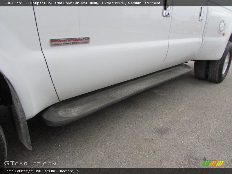 Oxford White / Medium Parchment 2004 Ford F350 Super Duty Lariat Crew Cab 4x4 Dually