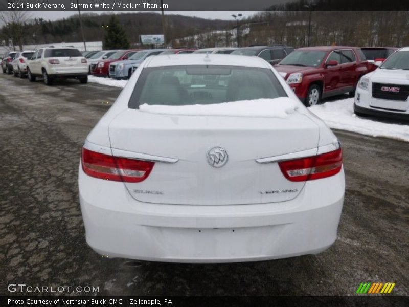 Summit White / Medium Titanium 2014 Buick Verano