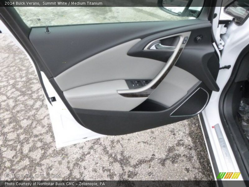 Summit White / Medium Titanium 2014 Buick Verano