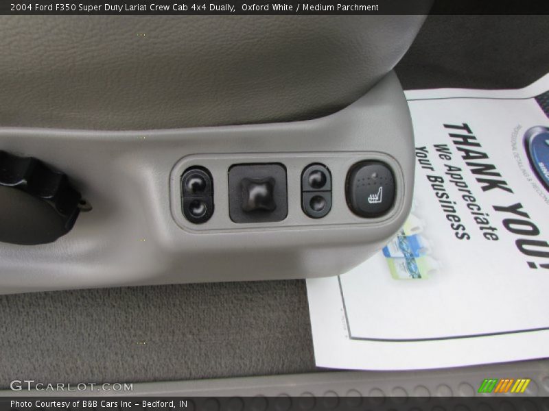 Oxford White / Medium Parchment 2004 Ford F350 Super Duty Lariat Crew Cab 4x4 Dually