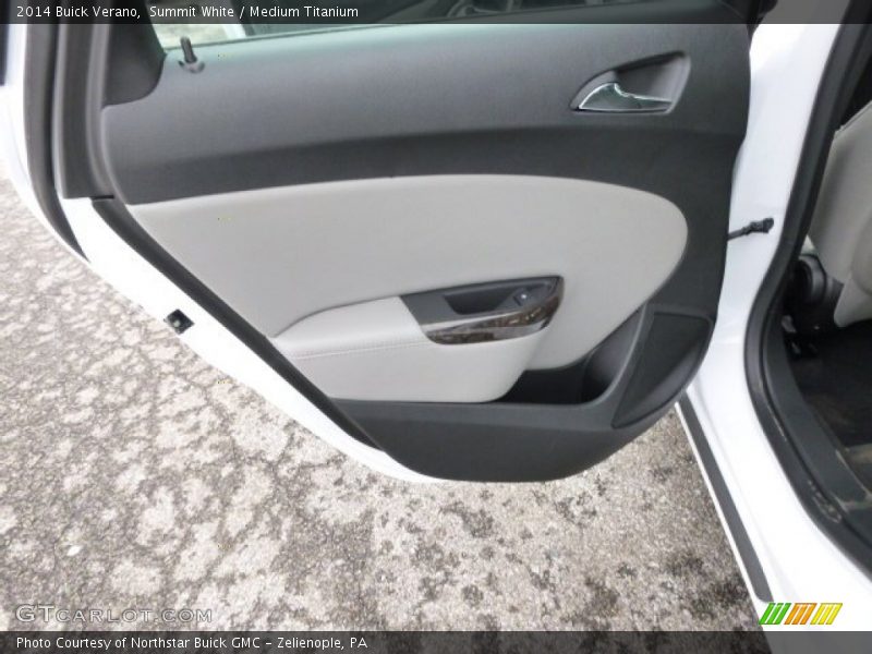 Summit White / Medium Titanium 2014 Buick Verano