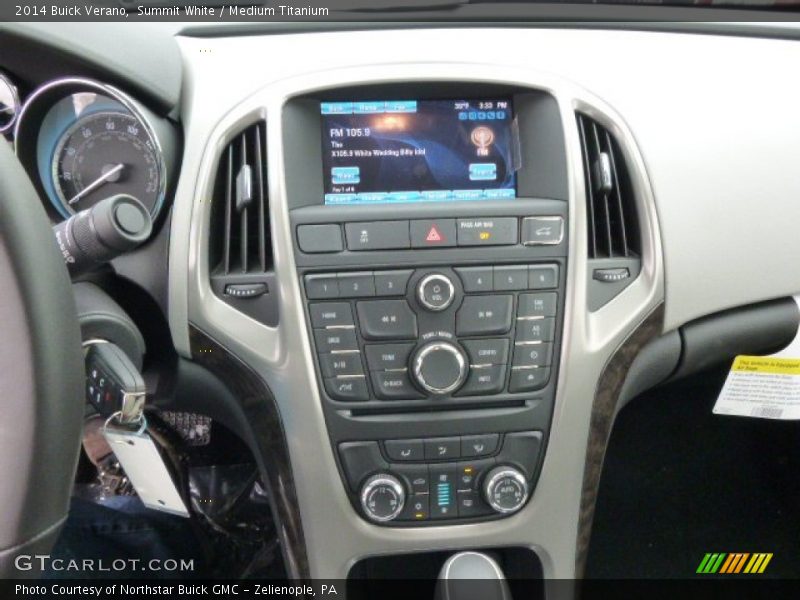 Summit White / Medium Titanium 2014 Buick Verano