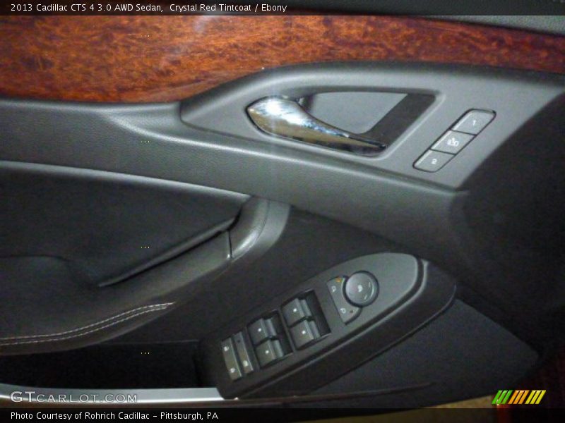 Crystal Red Tintcoat / Ebony 2013 Cadillac CTS 4 3.0 AWD Sedan