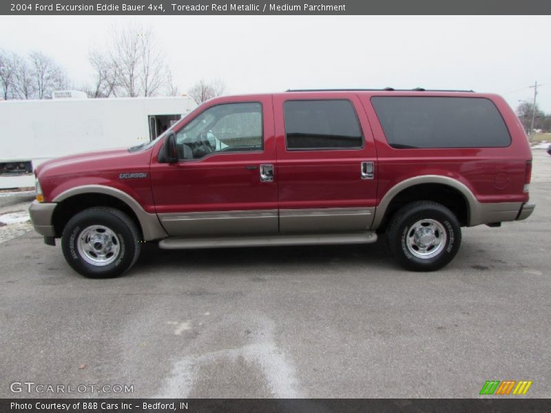 Toreador Red Metallic / Medium Parchment 2004 Ford Excursion Eddie Bauer 4x4