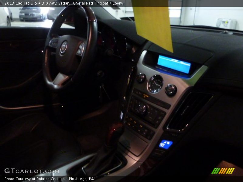 Crystal Red Tintcoat / Ebony 2013 Cadillac CTS 4 3.0 AWD Sedan