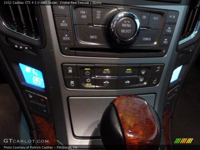 Crystal Red Tintcoat / Ebony 2013 Cadillac CTS 4 3.0 AWD Sedan