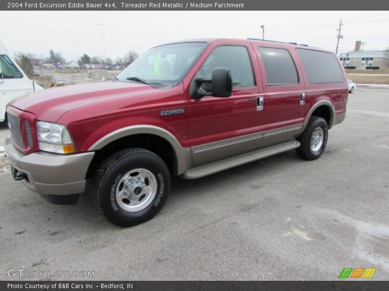 Toreador Red Metallic / Medium Parchment 2004 Ford Excursion Eddie Bauer 4x4