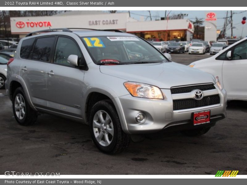 Classic Silver Metallic / Ash 2012 Toyota RAV4 Limited 4WD