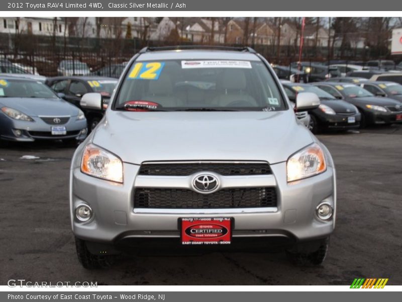 Classic Silver Metallic / Ash 2012 Toyota RAV4 Limited 4WD