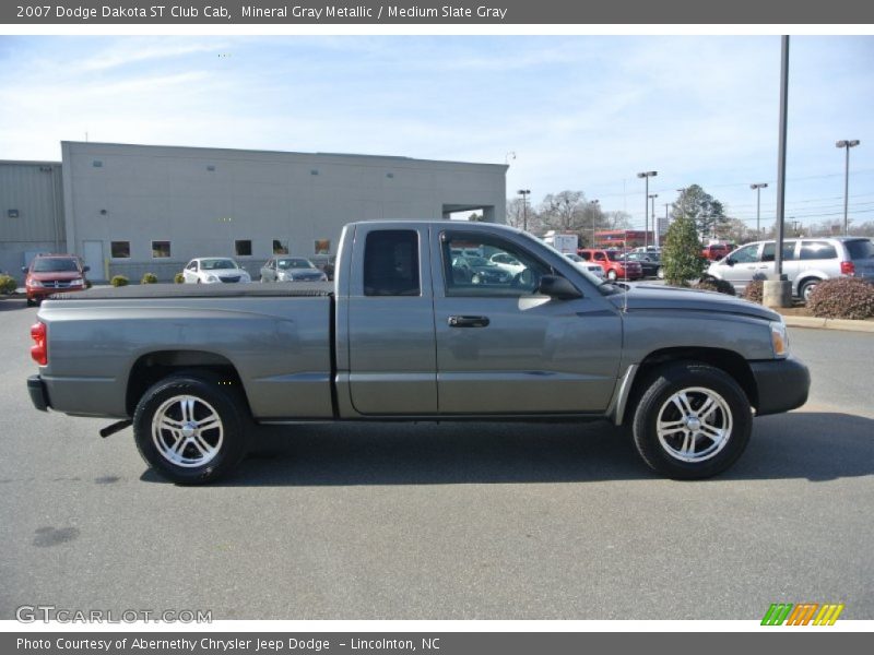 Mineral Gray Metallic / Medium Slate Gray 2007 Dodge Dakota ST Club Cab