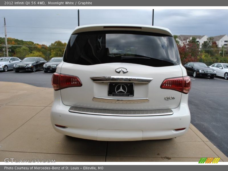Moonlight White / Graphite 2012 Infiniti QX 56 4WD