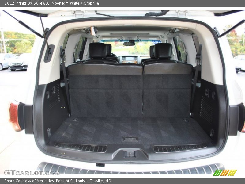 Moonlight White / Graphite 2012 Infiniti QX 56 4WD
