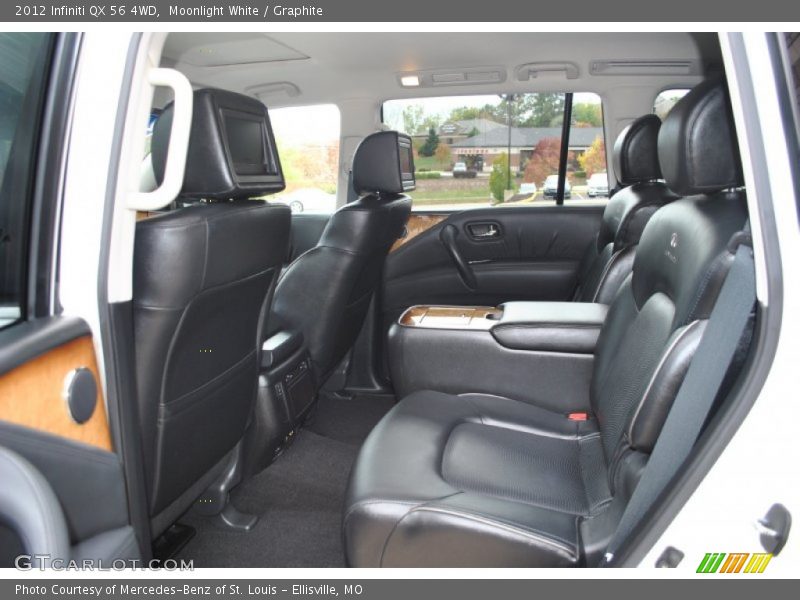 Moonlight White / Graphite 2012 Infiniti QX 56 4WD