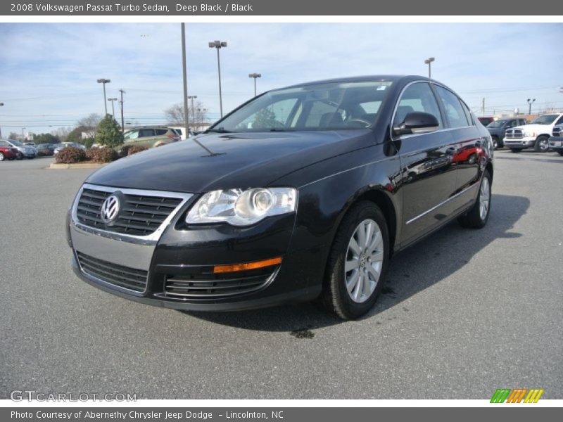 Deep Black / Black 2008 Volkswagen Passat Turbo Sedan