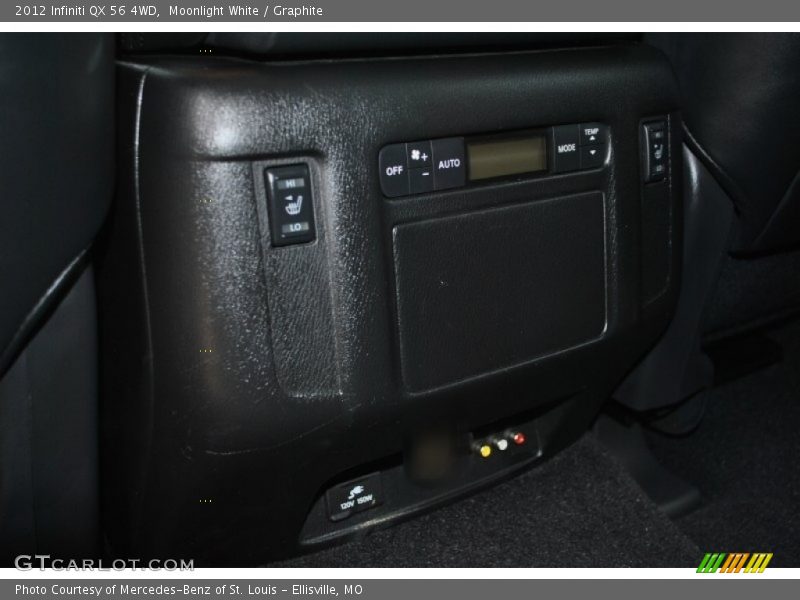Moonlight White / Graphite 2012 Infiniti QX 56 4WD