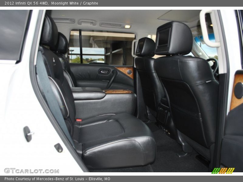 Moonlight White / Graphite 2012 Infiniti QX 56 4WD