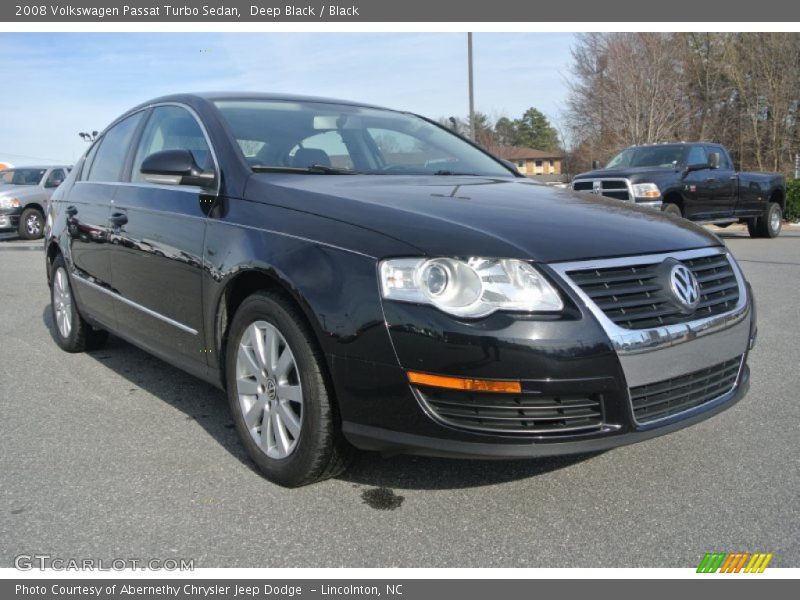 Deep Black / Black 2008 Volkswagen Passat Turbo Sedan