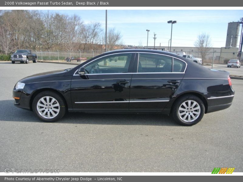Deep Black / Black 2008 Volkswagen Passat Turbo Sedan