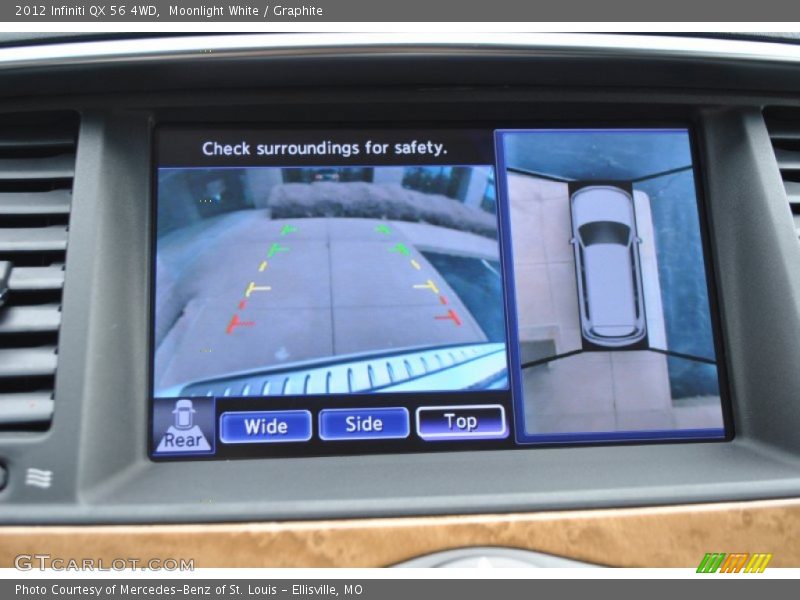 Moonlight White / Graphite 2012 Infiniti QX 56 4WD