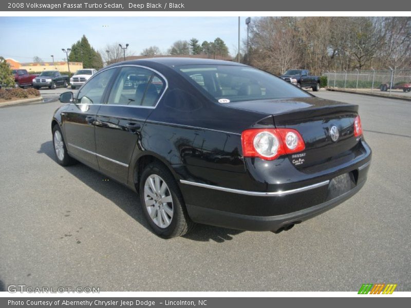 Deep Black / Black 2008 Volkswagen Passat Turbo Sedan