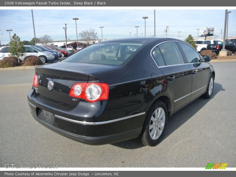 Deep Black / Black 2008 Volkswagen Passat Turbo Sedan
