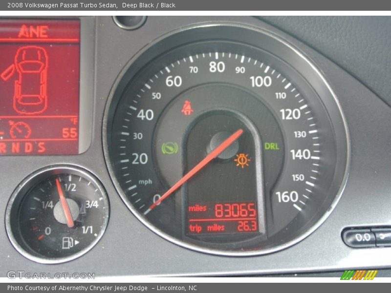 Deep Black / Black 2008 Volkswagen Passat Turbo Sedan