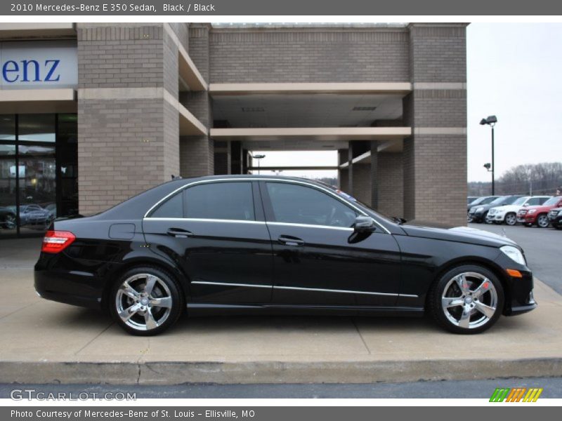 Black / Black 2010 Mercedes-Benz E 350 Sedan