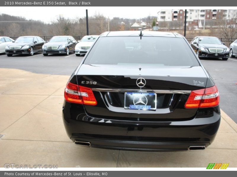 Black / Black 2010 Mercedes-Benz E 350 Sedan