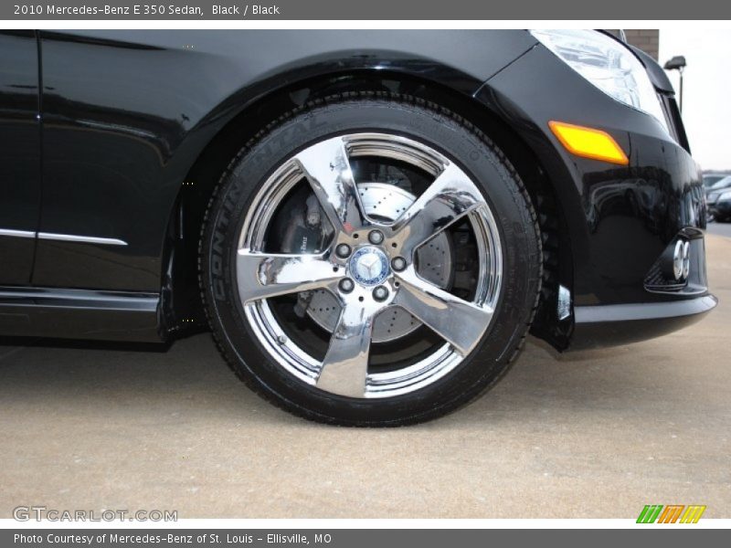 Black / Black 2010 Mercedes-Benz E 350 Sedan