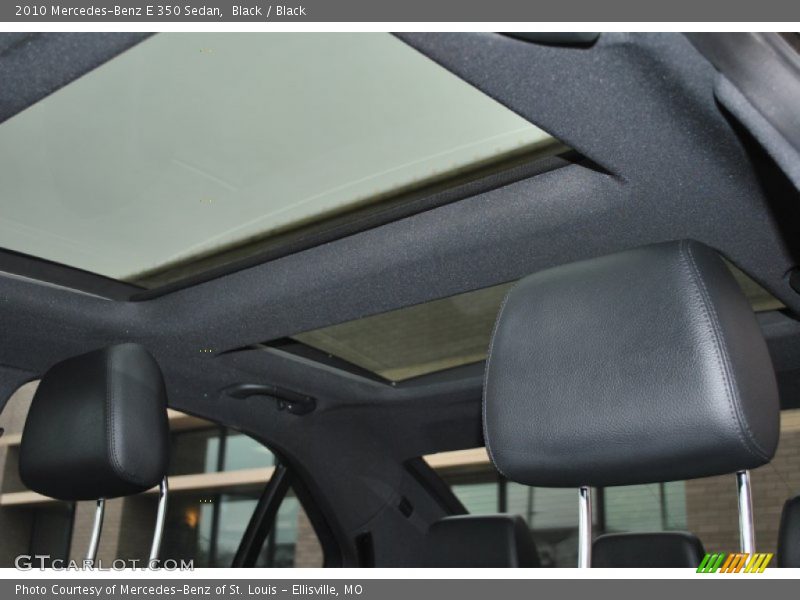 Black / Black 2010 Mercedes-Benz E 350 Sedan