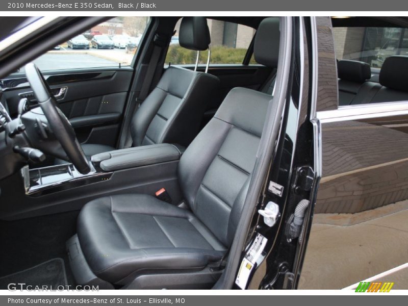 Black / Black 2010 Mercedes-Benz E 350 Sedan
