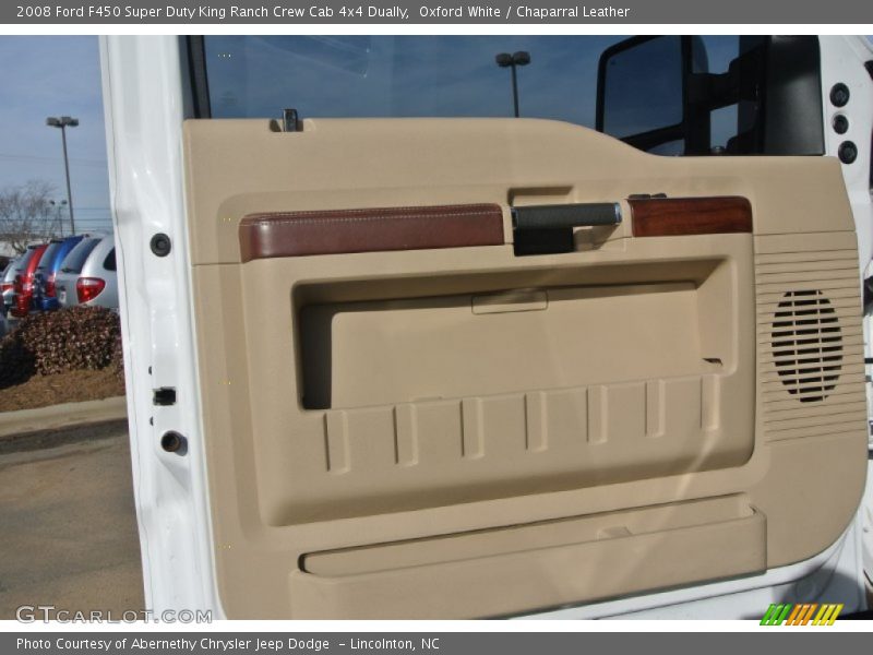 Oxford White / Chaparral Leather 2008 Ford F450 Super Duty King Ranch Crew Cab 4x4 Dually